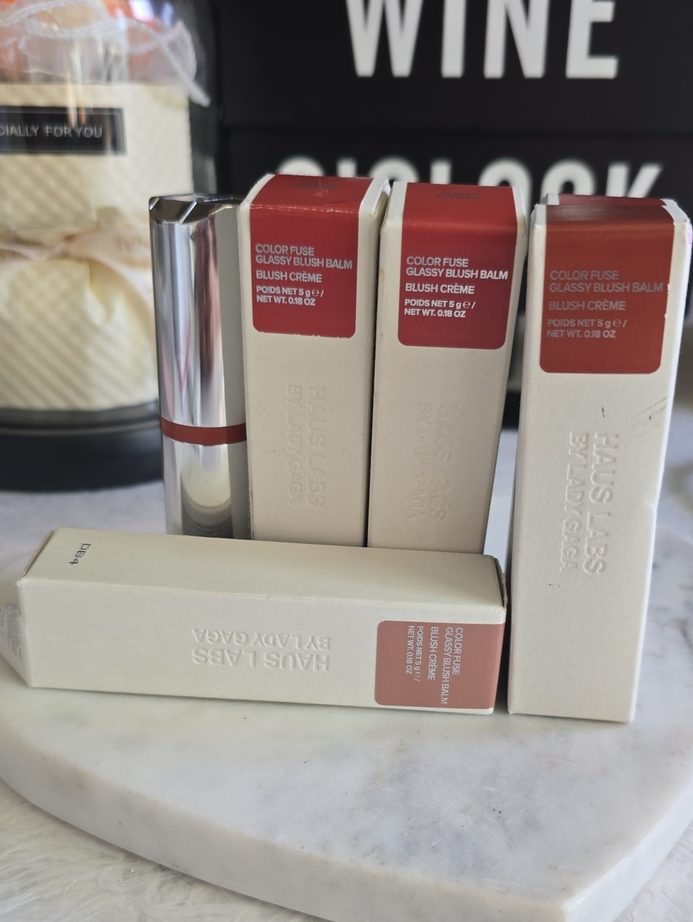 Haus Labs By Lady Gaga Glassy Blush Balm — Rose Brick Pink